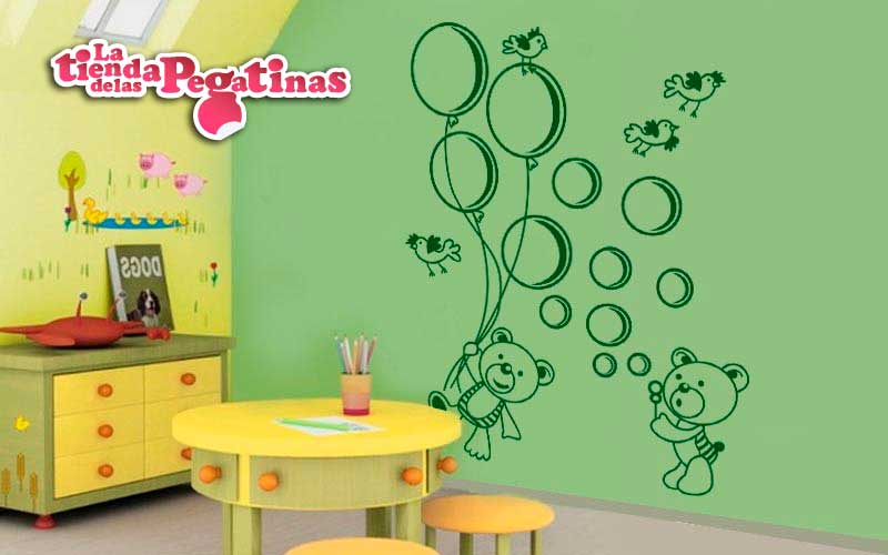 Vinilos infantiles de ositos de La Tienda de las Pegatinas