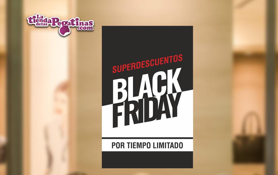 	Cartel Superdescuentos Black Friday en Papel