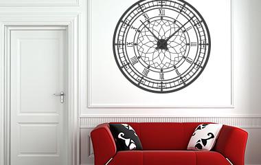Vinilo Reloj decorativo Big Ben Londres XL