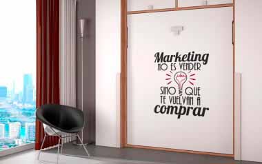Vinilo Las bondades del marketing