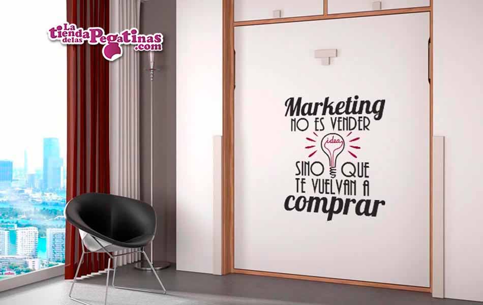 Vinilo Las bondades del marketing